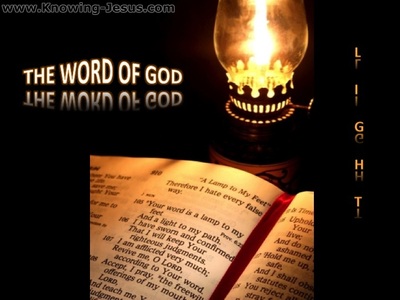 Psalm 119:105 Thy Word Is Light (beige)